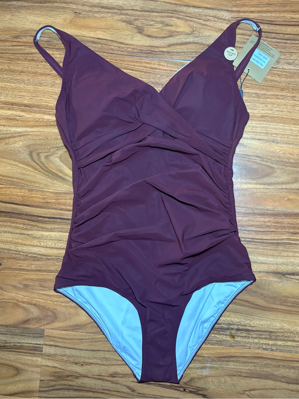 Nip Tuck Swim Claret One Piece Swimsuit Multi Sizes Nwt